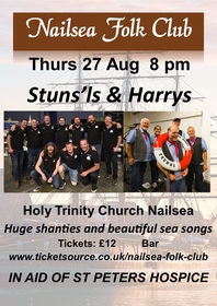 The Stuns’ls and Harry Browns.  Concert in aid of St Peters Hospice